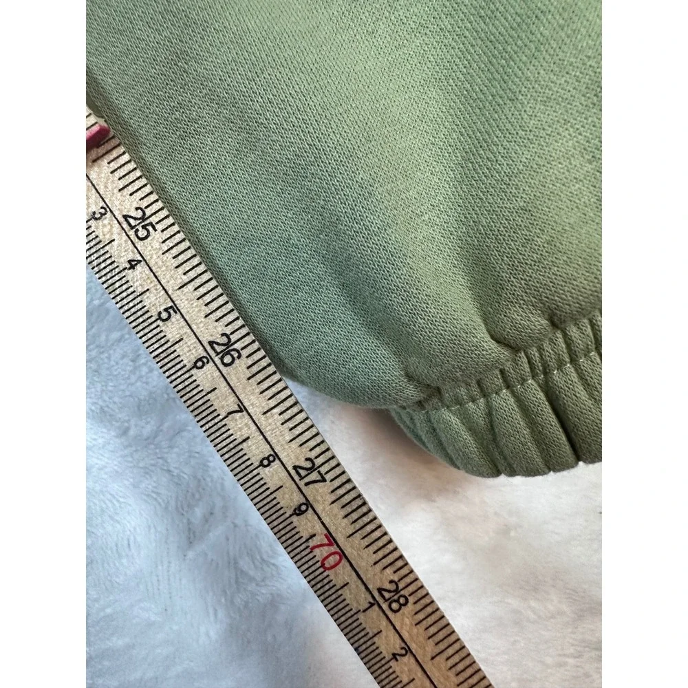 Nike Mens Sportswear Fleece Joggers Olive Green Sweatpants Medium Swoosh Logo